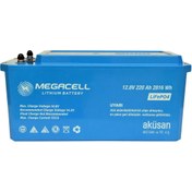 Resim MEGACELL-LiFePO4 ABS 12,8V 220Ah Lityum Demir Fosfat Akü 