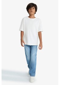 Resim Defacto Erkek Çocuk Wide Leg Geniş Paça Pantolon F0452a825aunm35 Mavi 