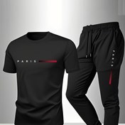 Resim Erkekler için Günlük Ev Giyimi Moda Logo Pijama Takımı Hediye 