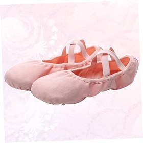 Resim GALPADA Ballet Ayakkabıları Yetişkinler Için Konforlu Ve Nefes Alabilir Esnek Kaymaz Tabanlı Profesyonel Bale Slipper 