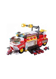 Resim Maxx Wheels Sesli Ve Işıklı Kurtarma Garaj Seti 50200 Fire Rescue 