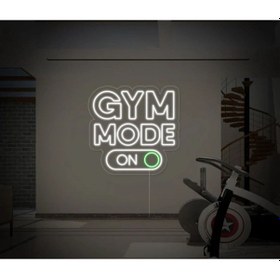 Resim Gym Mode On Neon Led Renkli 