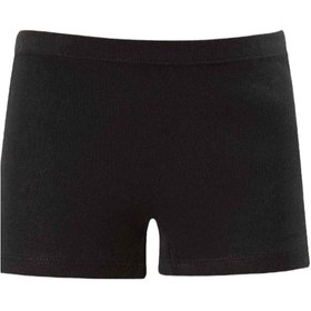 Resim ERDEM İÇ GİYİM Erdem Siyah Kız Çocuk Ribana Boxer 4329 