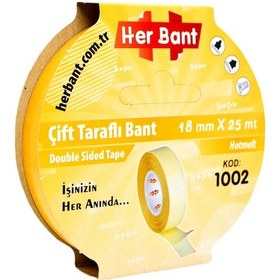 Resim 18mmx5mt Çift Taraflı Köpük Band Özel Bant Pe-hotmelt Yüksek Kalite 
