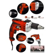 Resim Germany Profesyonel Alçıpan Vidalama Mavi 520WATT - Kırmızı - Model 