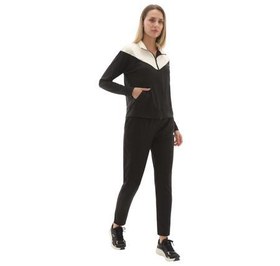 Resim Skechers W Micro Collection Colorblock Suit Kadın Eşofman Takımı Siyah 