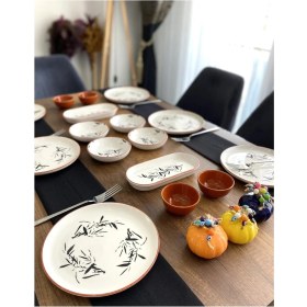 Resim Zeytindalı Model 6 Kişilik 16 Parça Kahvaltı Takımı 