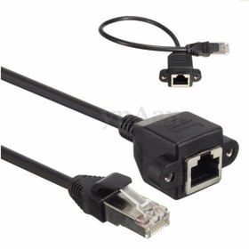 Resim Rj45 Cat6 Cat 5 Vidalı Priz Tipi Panel Korumalı Ethernet Lan Netw 