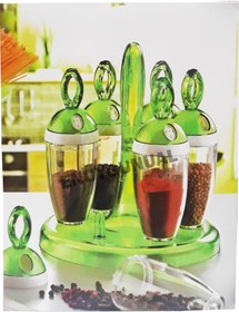 Resim 6'lı Lüx Tuzluk ve Baharatlık Seti 