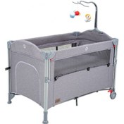 Resim Baby2Go Venedik Anne Yanı Oyun Parkı & Beşik 70 x 110 CM 