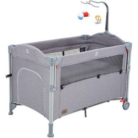 Resim Baby2Go Venedik Anne Yanı Oyun Parkı & Beşik 70 x 110 CM 