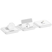 Resim Microcase iphone-iOS Uyumlu Watch-Airpods Uyumlu Katlanabilir Şarj Standı Beyaz AL3651 