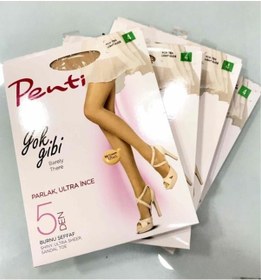 Resim Penti 4 Lü Paket 5 Den Yok Gibi Külotlu Çorap - Yaz Inceliği 001 