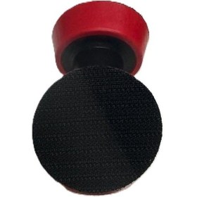 Resim Mini Polisaj Makina Tabanı 50 Mm Cırtlı Profesyonel Detay Pasta Cila Tabanı 