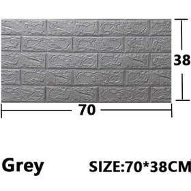 Resim Novahub Gümüş 1/5/10 Adet 70 38cm Duvar Kağıdı Kendinden Yapışkanlı Su Geçirmez Ve Nem Geçirmez 3d Yatak Odası Arka Duvar Kağıdı 55783574 