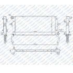 Resim Motor Su Radyatoru Elantra I30 1.6Crdi 2015- 648X290X26 504615615 