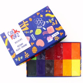 Resim 12li Sert Balmumu Blok Pastel Boya Seti 