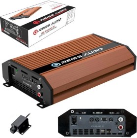 Resim Reiss Audio Oto Anfi 400W 2 Kanal Bass Kontrol RS-PX400.2D 4 Ohm 400W*2 Rms 