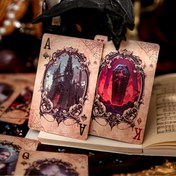 Resim 55 Kart/ Kutu Poker Scarlet Gothic Serisi Cadılar Bayramı Siyah Sihir Kalesi Vampir Desenli Poker Zarif Yüksek Değere Sahip Poker Yetişkin Parti Oyunu, Ekstra Aksesuar Gerektirmez, Yurtlar ve Partiler İçin Gerekli 