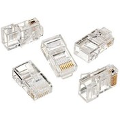 Resim HQ SPEED Hqspeed Rj45 Cat6 8p8c Konnektör Jak (10 Adet) 