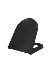 Resim Bocchi Pure S Klozet Kapağı Mat Siyah A0301 - 004 