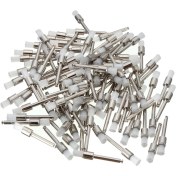 Resim Guangdong Spirit Aracı 100 Adet / Paket Diş Beyaz Naylon Parlatma Parlatıcı Prophy Fırça Düz Tip Nouve 