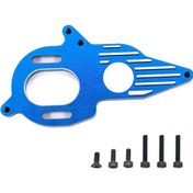 Resim Dianziye Arrma 1/10 4x4 Granite Mega İçin Mavi Alüminyum Motor Soğutucu Tabanı Bjm106 
