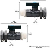 Resim Youmex 3/4 İnç Pvc Yağmur Suyu Deposu Bölücü Seti - 2 Adet Beyaz Bağlantı Elemanı, Hortum Bağlayıcı, Musluk Adaptörü Ve Ptfe Bandı İçerir 