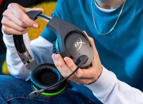Resim HyperX Cloudx Stinger Core HHSS1C-DG-GY/G Kablosuz Oyuncu Kulaklığı Teşhir 