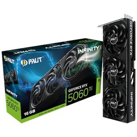 Resim PALIT Geforce Rtx5060ti Infinity 3 16gb 128bit Gddr7 Ekran Kartı Ne7506t019t1-gb2061s 