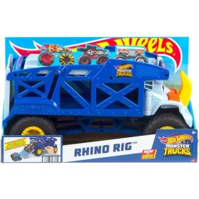 Resim Hot Wheels HFB13 Monster Trucks Rhino Taşıyıcı Kamyon, Hot Wheels Monster Trucks 