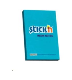 Resim Stıckn Yapışkanlı Not Kağıdı 76x51 Neon Mavi 100 Yaprak 