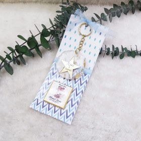Resim Hayaller Dükkanı 30 Adet Kağıt Üzeri Epoksi Anahtarlık ve Çikolata Bebek Şekeri, Sünnet Şekeri 