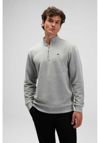 Resim Ellesse Em603 Erkek Sweatshırt Grey Melange 