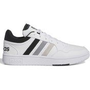 Resim Adidas Hoops 3.0 Low Classic Vintage Erkek Beyaz Günlük Spor Ayakkabı 