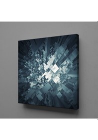 Resim Mavi Kanvas Tablo 90x90cm 