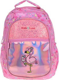 Resim KAUKKO Kids&love Sırt Çantası Aynalı-Taşlı Flamın L5095 