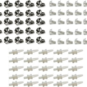 Resim Naco Bilgisayar Montaj Vidaları 25'er Adet Set (Toplam 75 Adet). Kasa, Anakart, Dvd. HDD ve SSD Disk Için 