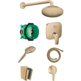 Resim Hansgrohe Talis E Mat Bronz Ankastre Duş Seti 