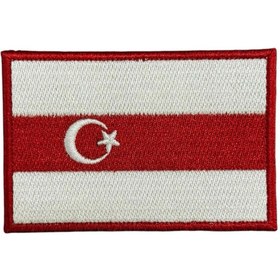 Resim Ex Patch Belarus Tatarları Bayrağı Nakış Peç Patch 8x5 Cm 