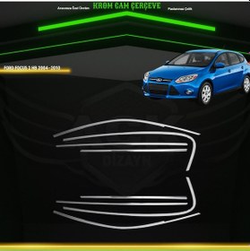 Resim Ford Focus 2 Hb 2005-2010 Araca Özel Cam Çerçevesi Tamtur A+ 