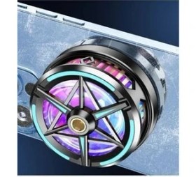 Resim Sharpa Mıknatıslı Telefon Sessiz Soğutma Fanı Radyatör Soğutucu Ios Android Pubg Gaming Soğutucu 