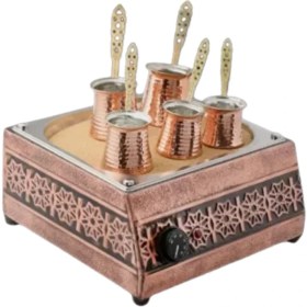 Resim Kumda Kahve Makinesi-Kumda Türk Kahvesi Makinesi-Bakır Kahve Makinesi-34*35*16 