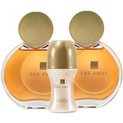 Resim Avon Far Away Kadın Parfüm EDP 2 x 50 ML + Roll On 50 ML 