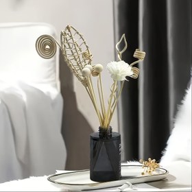 Resim Yeni Ateşsiz Set: Ateşsiz Kamış Difüzör Çubuğu + Koku Aksesuarı Kombinasyonu - Odalar, Oturma Odaları, Yatak Odaları vb. için İdeal 