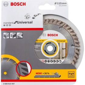 Resim Bosch - Standard Seri Genel Yapı Malzemeleri Için Elmas Kesme Diski 115 mm 