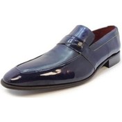 Resim Marcomen Lacivert Iç Dış Hakiki Deri Günlük Klasik Erkek Ayakkabı (550581984) 