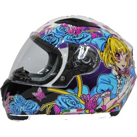 Resim Sway 815K Gloss Girl Fullface Çocuk Kaskı 