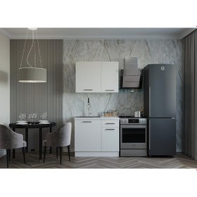 Resim Tdesıgno Fors Mutfak 100 Cm Tezgah Dahil Değil Beyaz 