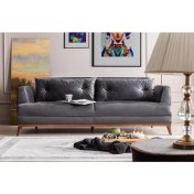 Resim Perla Sofa Paris Yataklı Kanepe Antrasit 